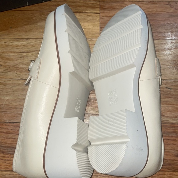 NEW Naturalizer Women Desi Chain Platform Lug Sole Heeled Loafer Taupe 11 W Wide - Picture 8 of 17